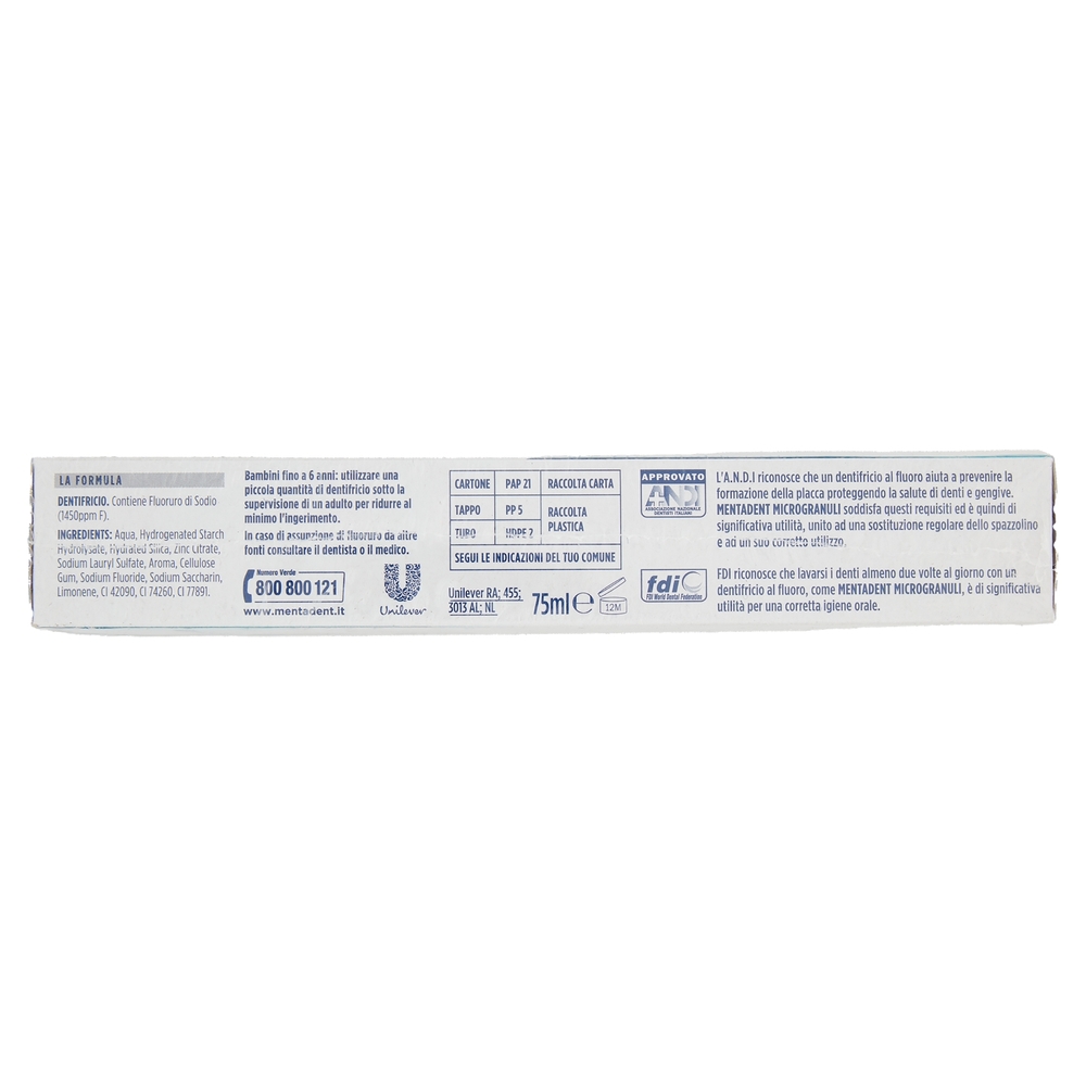 Mentadent Microgranuli 4 x 75 ml
